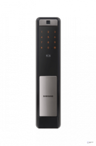 Врезной электронный дверной замок Samsung SHP-DP609 Silver с отпечатком пальца